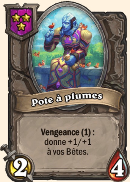Pote a plumes carte Hearhstone