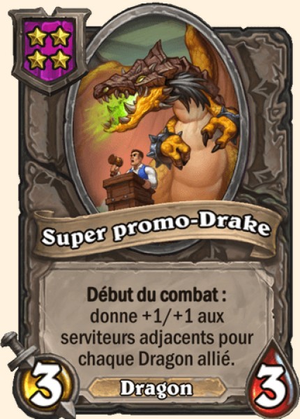 Super promo-Drake carte Hearhstone