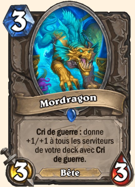 Mordragon carte Hearhstone