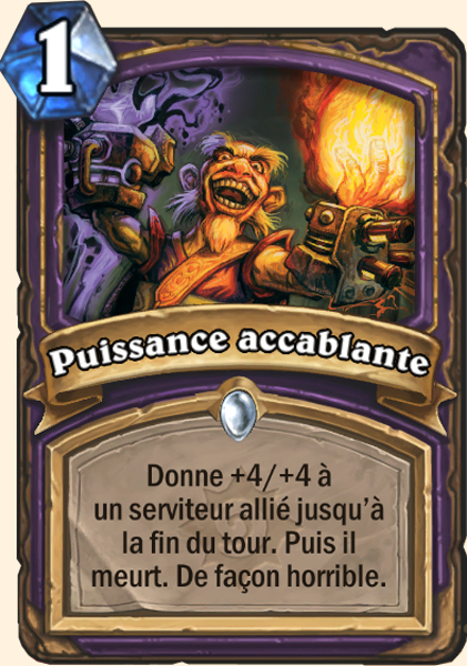 puissance accablante