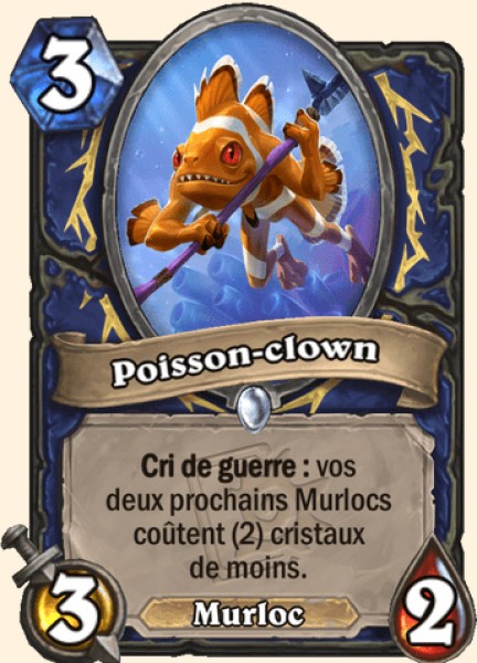 Poisson-clown carte Hearhstone