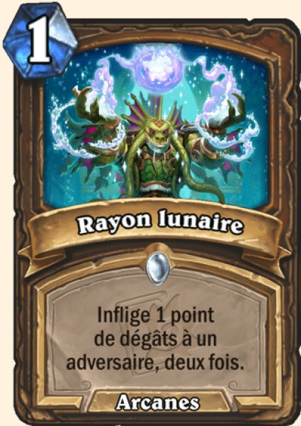 Rayon lunaire carte Hearhstone