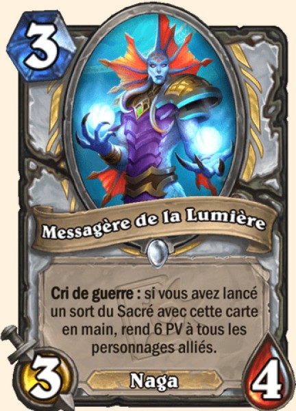 Messagere de la Lumiere carte Hearhstone