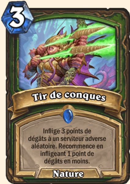 Tir de conques carte Hearhstone