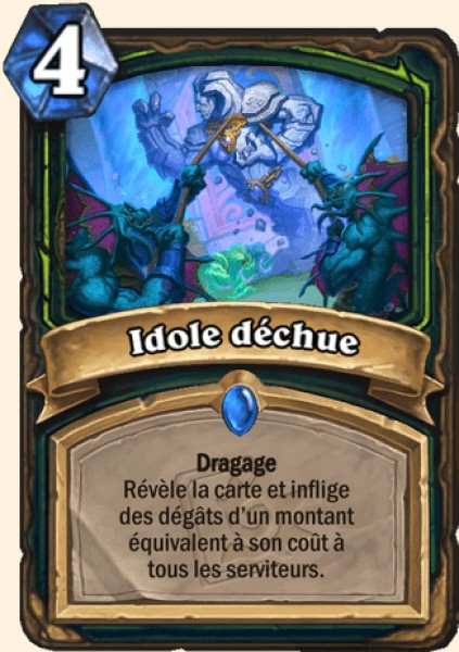 Idole déchue carte Hearthstone