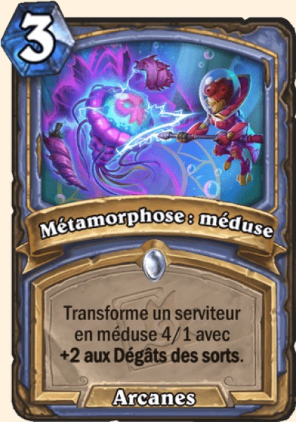 Metamorphose : meduse carte Hearhstone