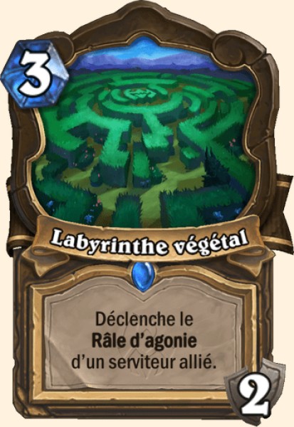 Labyrinthe vegetal carte Hearhstone