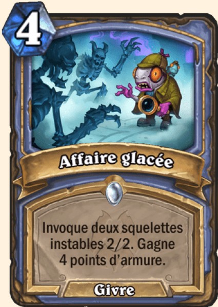 Affaire glacee carte Hearhstone