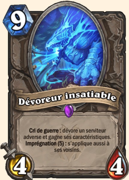 Le devoreur carte Hearhstone