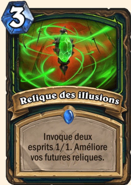 Relique des illusions carte Hearhstone