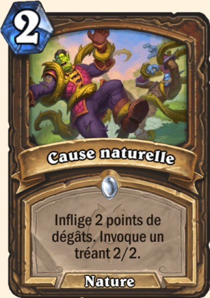Cause naturelle carte Hearhstone