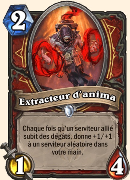 Extracteur d'anima carte Hearhstone