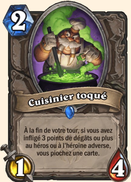 Cuisinier toque carte Hearhstone