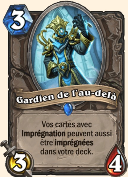 Gardien de l'au-dela carte Hearhstone