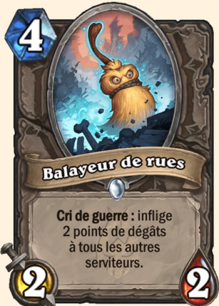 Balayeur de rues carte Hearhstone
