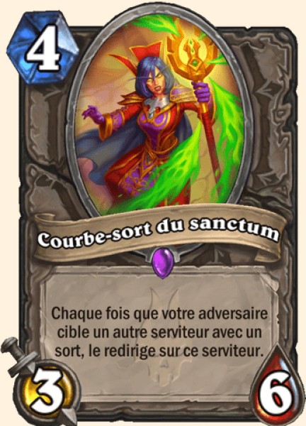 Courbe-sort du sanctum carte Hearhstone
