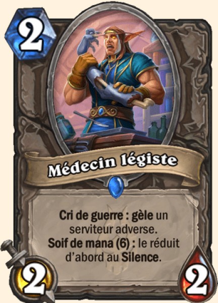 Medecin legiste carte Hearhstone