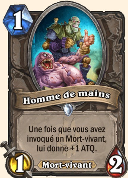 Homme de mains carte Hearhstone