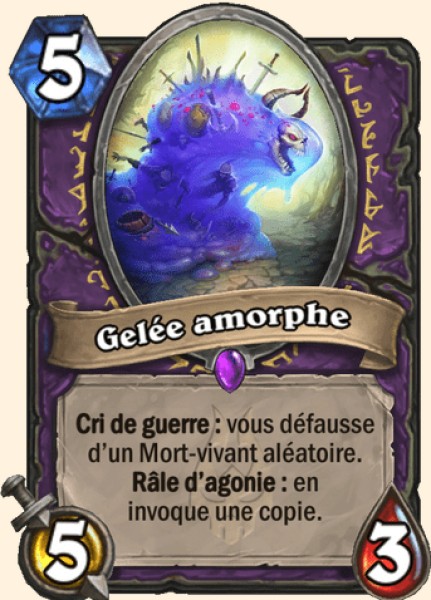 Gelee amorphe carte Hearhstone