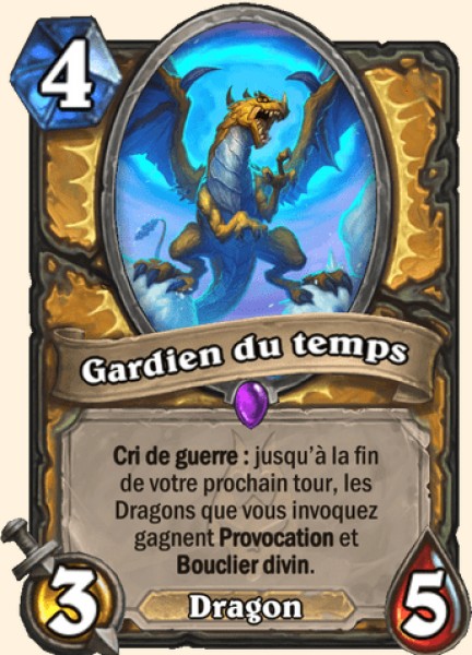 Gardien du temps carte Hearhstone