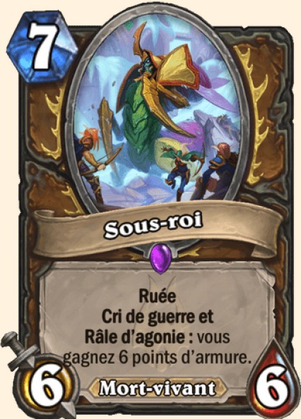 Roi d'en bas carte Hearhstone