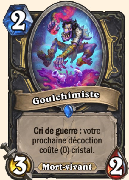 Goule alchimiste carte Hearhstone