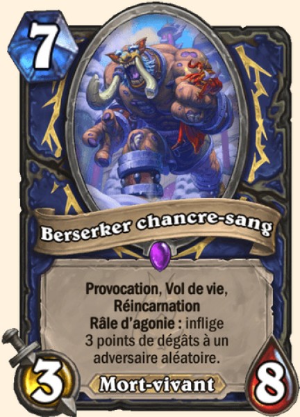 Berserker Chancre-Sang carte Hearhstone