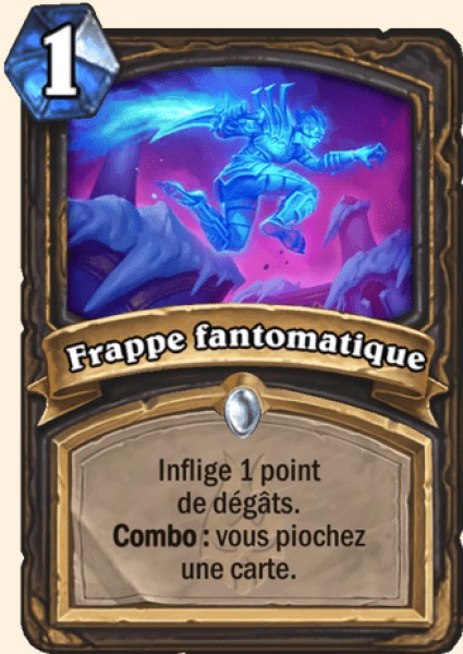 Frappe fantomatique carte Hearhstone