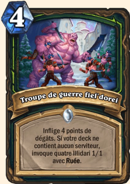 Bande armee de Fel'dorei carte Hearhstone