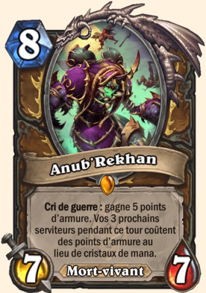 Anub'Rekhan carte Hearhstone