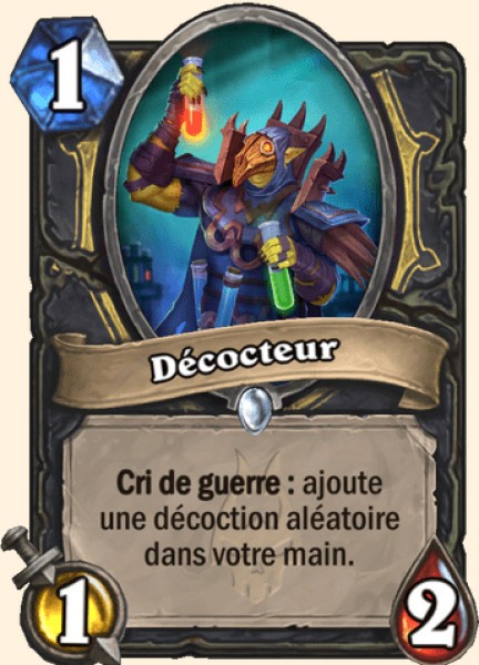 Concocter  carte Hearhstone