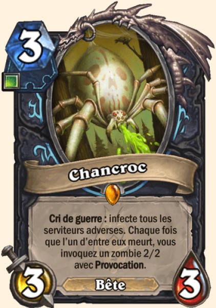 Chancroc carte Hearhstone