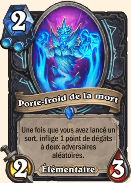 Porte-froid de la mort carte Hearhstone
