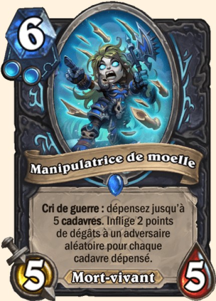Manipulatrice de moelle carte Hearhstone