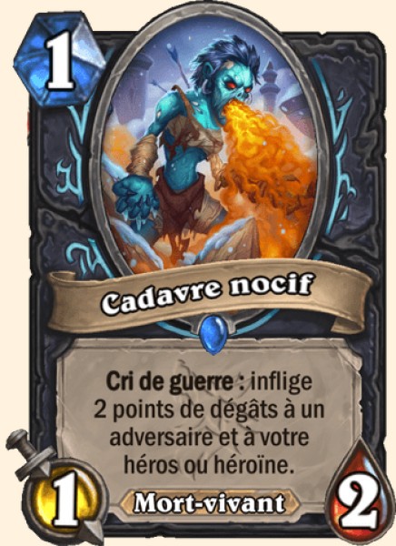 Cadavre nocif carte Hearhstone