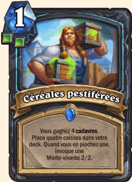 Cereales pestiferees carte Hearhstone
