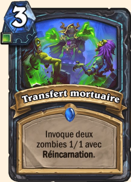 Transfert mortuaire carte Hearhstone