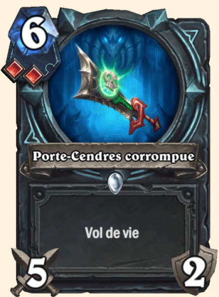 Porte-Cendres corrompue carte Hearhstone