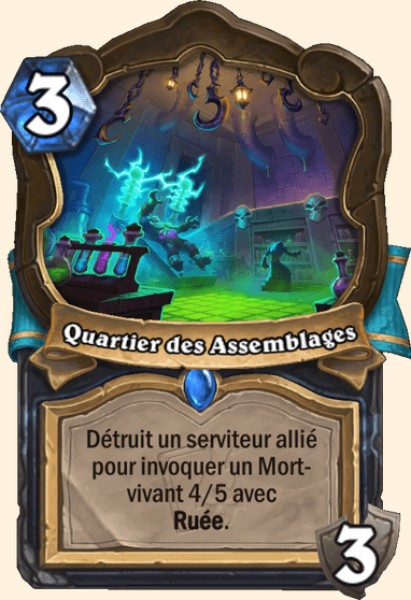 Quartier des Assemblages carte Hearhstone