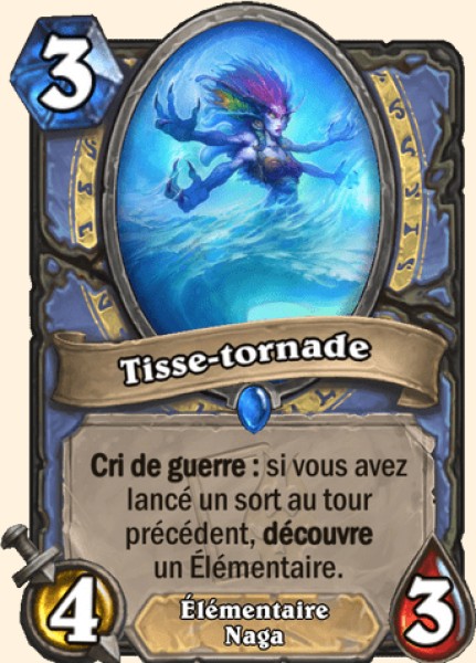 Tisse-tornade carte Hearhstone