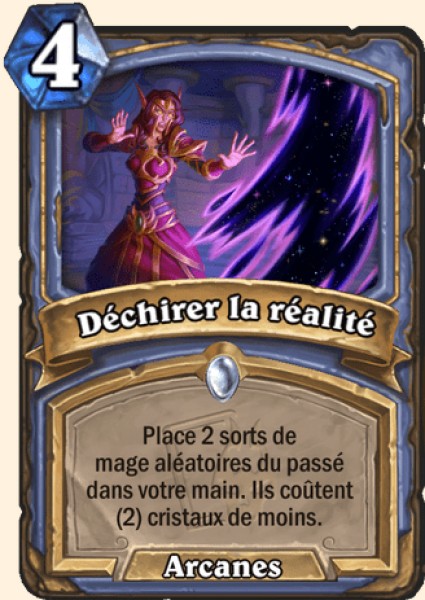 Dechirer la realite carte Hearhstone