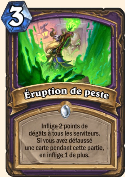 Eruption de peste carte Hearhstone