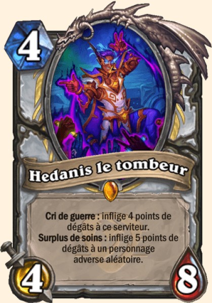 Hedanis le tombeur carte Hearhstone