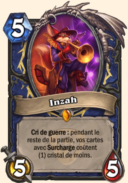 Inzah carte Hearhstone