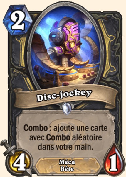 Disc-jockey carte Hearhstone