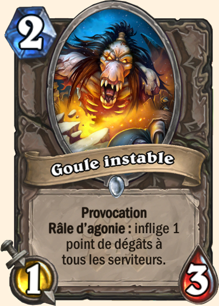 goule instable