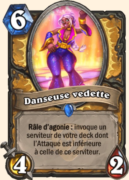 Danseuse principale carte Hearhstone