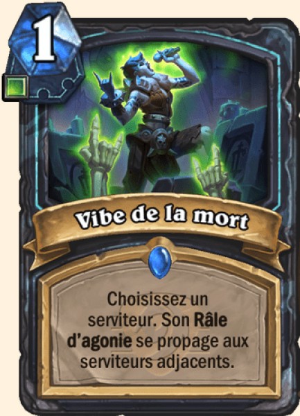 Vibe de la mort carte Hearhstone