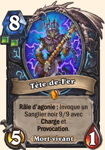Tete-de-Fer carte Hearhstone
