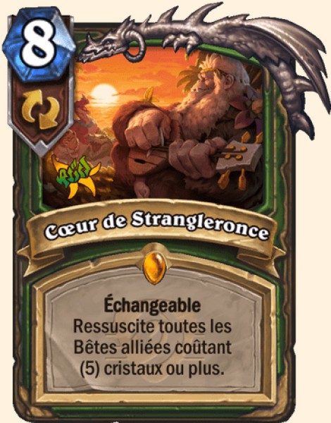 Le coeur de Strangleronce carte Hearhstone